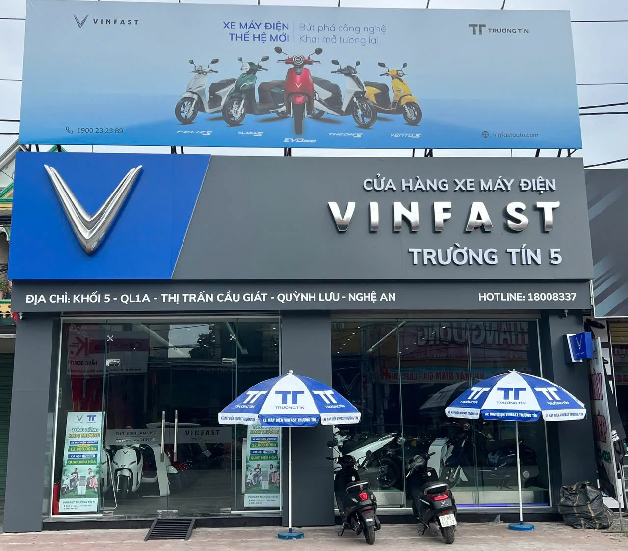 Thông tin liên hệ: Địa chỉ: Khối 5, Thị trấn Cầu Giát, Quỳnh Lưu, Nghệ An. Hotline: 1800 8337